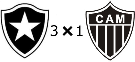 Botafogo 3x1 Atlético-MG