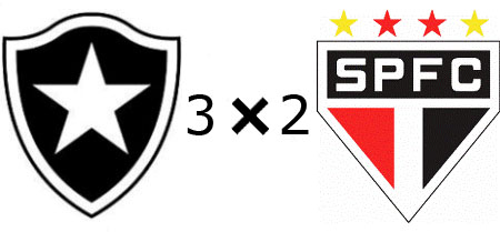 Botafogo 3x2 São Paulo
